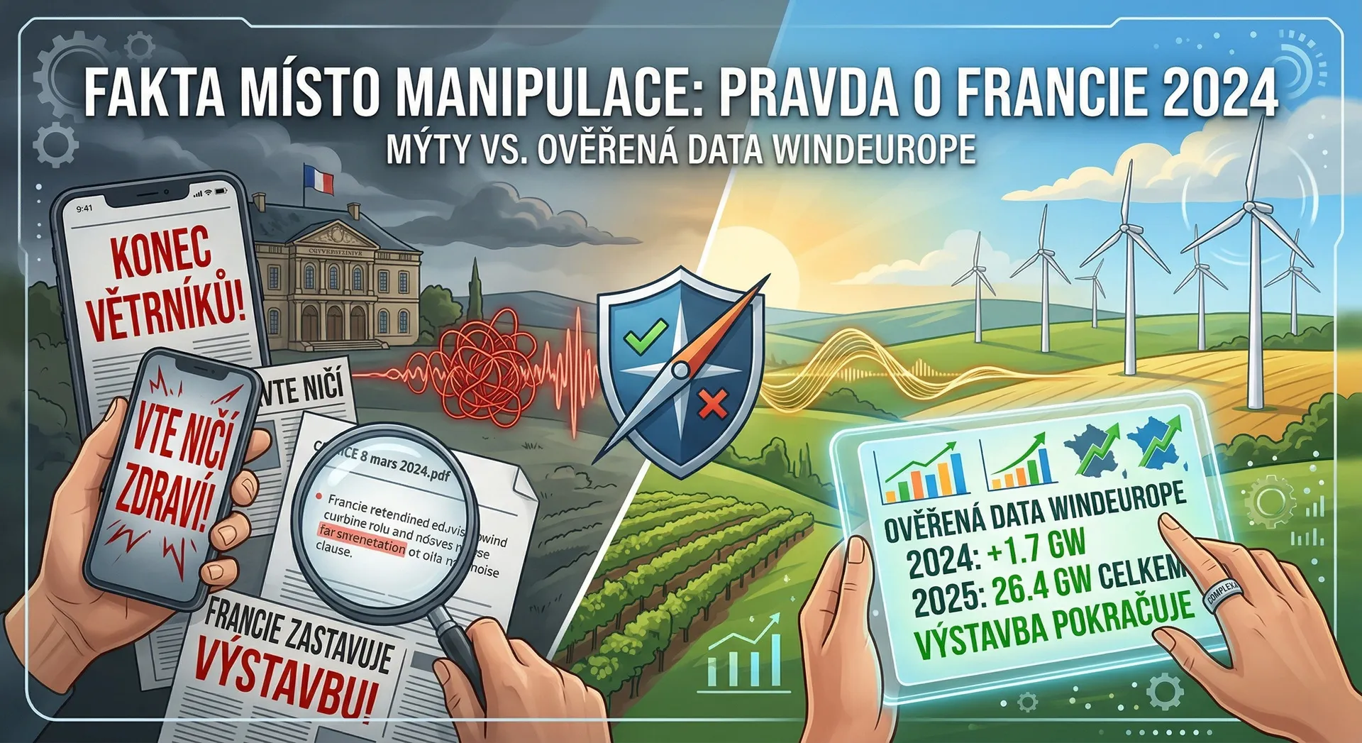 Francouzský soud a větrné elektrárny 2024